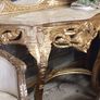 Antique style Louis XVI console table and mirror Image 2