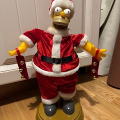 Santa Homer Simpson figure Talking and Dancing