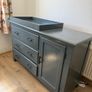 Selling a nursery set for twins, consisting of 2 Kub Walda cot beds and a matching changing unit. Image 2