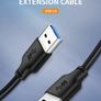 2 X Cabletime 1M Super Speed USB 3.0 Type-A (Male/Male) QC 3.0 Fast Charger & Data Sync 5Gbps Extension Cable (Brand New/Warranty) Image 4