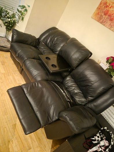 3 seater and chair