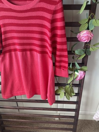 jumper hollister inspired 100% cotton striped jumper size 14/16