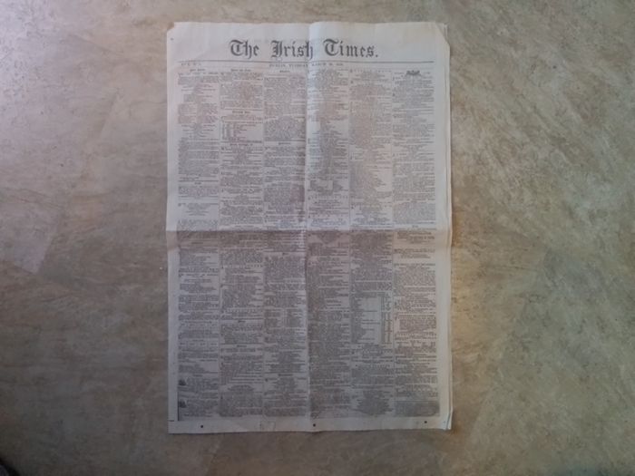 Irish Times March 1859 Reprint.