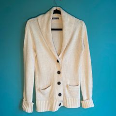 Stylish beautiful ecru cardigan M