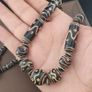 Antique Venetian Style Handmade Glass Beads Strand Necklace 24 inches Image 9