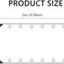 Transparent Tarpaulin, 420 g/m Pvc Clear Tarpaulin Waterproof Heavy Duty Clear PvcTarp With Eyelets Gazebo Side Panels Tear With Cable Ties, Elastic Ropes, Ties1x2m Image 2