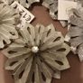 5 x luxury silver christmas hanging decorated with gems Image 3
