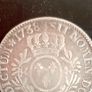 France Louis XV, 1738 Large Silver Coin, 1 ECU. Image 2