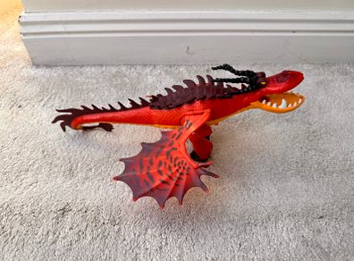 How To Train Your Dragon HookFang Dragon Blaster Action Figure 35 cm. Damaged Head Used Please see photos