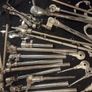 Yamaha hexII drum rack & side bar & extras for parts. Image 4