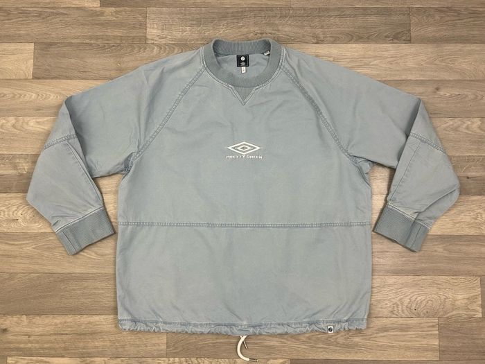 Pretty Green X Umbro Drill Top Sweatshirt Mens Large Liam Gallagher