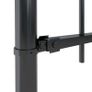 Garden Fence with Spear Top Steel 10.2x0.6 m Black Image 3
