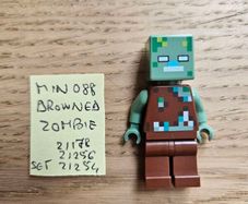 lego min088 browned zombie, set 21178, 21256, 21254