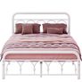 4ft6 Double Bed Frame with High Headboard and Foot Image 5