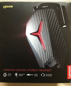 Lenovo GXD0L03745 Y Gaming Stereo Headphone with Mic (Black and Red)