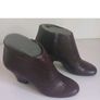 Cefalu Xelipe Burgundy Leather Ankle Boots EU32 UK13 Snakeskin Effect BNIB Image 4