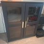 Black Display cabinet Image 4