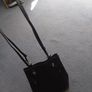 Vintage navy leather bag Image 4