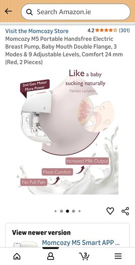 momcozy M5 double Breast Pump