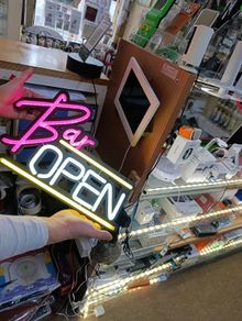 Neon LED BAR Open Sign Business Office man cave