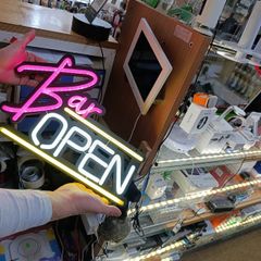 Neon LED BAR Open Sign Business Office man cave