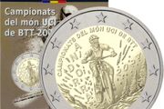 Andorra 2 Euro Commemorative Coin 2024 - UCI Mountain Bike World Championships. Coincard. BU