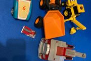 Oso Go-Go-Go Race Car Marshall Firetruck Bruder Minidumper Bob the Builder Scoop the Digger toy