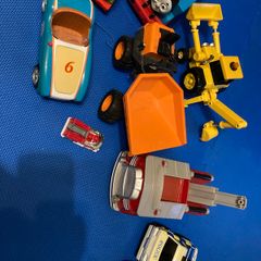 Oso Go-Go-Go Race Car Marshall Firetruck Bruder Minidumper Bob the Builder Scoop the Digger toy