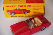 Diecast Vintage Dinky Toys Austin Healey Sprite Mk2 - Good Near-Original Condition/Good Original Box