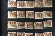 Collection: Great Britain Small Stamp stockbook full of postage due labels both mint (some mounted some mint never hinged) and used. Catalogue certainly in the hundreds