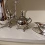 silver plated tea set Image 4