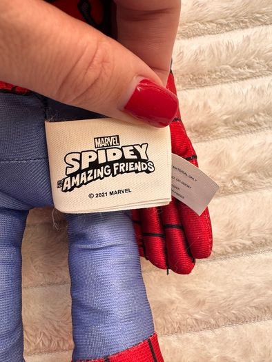 Spider-Man Spidey Amazing Friends Talking Soft Plush approx. 44 cm. Loose head Used Please see photos
