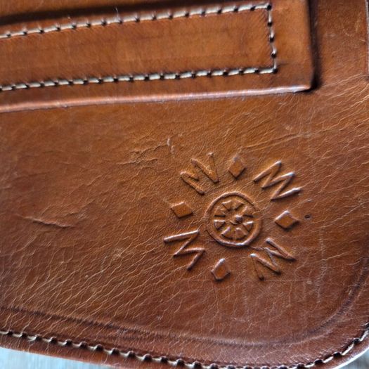 Small Handmade Genuine Leather Saddle Bag |