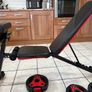 Nice Gym Set, Multiangle Weight Bench + Adidas Dumbbell Weight Set!! Image 3