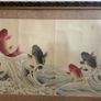 Very Large Vintage "The Carp Jumps Over the Dragon Gate" Painting on Silk Image 4