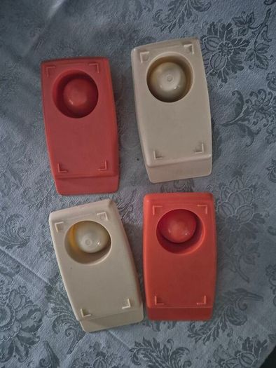Vintage 1970s Retro Mid Century breakfast boiled egg/toast trays originals