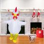Costume Halloween Rooster Costumes for Men Women Inflatable Costume for Adult Blow up Costumes for Funny Fancy Dress Party Image 2