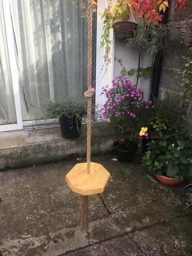 Kids swing, wooden indoor swing, handmade tree swing, children gift idea