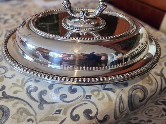 Antique entree dish