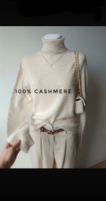 Cashmere turtleneck jumper