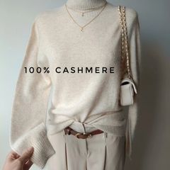 Cashmere turtleneck jumper