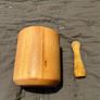 mortar and pestle acacia wooden hand made Image 3