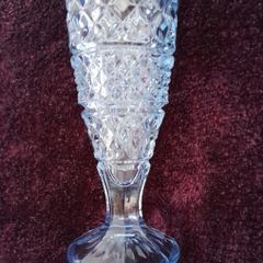 Vintage Pale Blue - Glass Vase