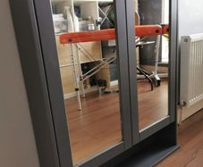 IKEA double mirrored bathroom cabinet