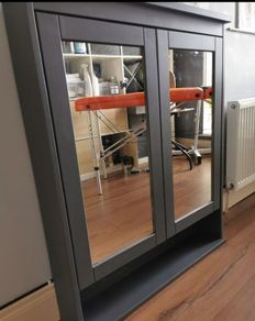 IKEA double mirrored bathroom cabinet