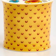 Avoca Collection - Yellow Spot Secret Garden Jam , Honey / Sugar Pot - as new