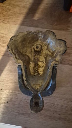 Brass door knocker