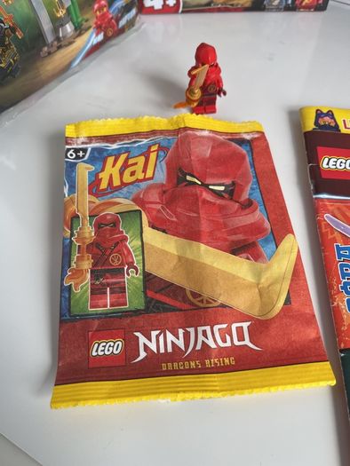 Lego Ninjago Legacy and Dragons Rising Kai minifigures