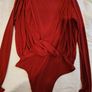 Boohoo burgundy top -  bodysuit Image 2