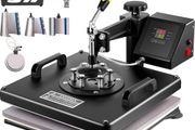 Heat Press 8 in 1 Heat Press Machine 38x38cm Heat Transfer Press 15x15Inch T-shirt Press Mulitifuctional Sublimation Machine for T-shirt Mug Hat Plate Transfer